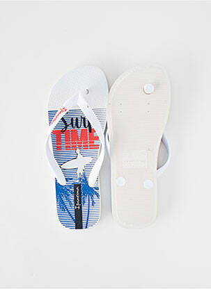 Tongs bout rond blanc IPANEMA homme