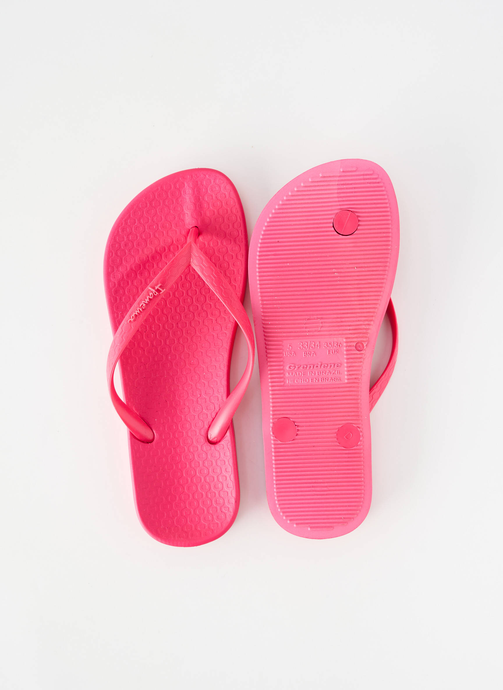 Tongs talon plat jusqu'à 3cm rose IPANEMA femme