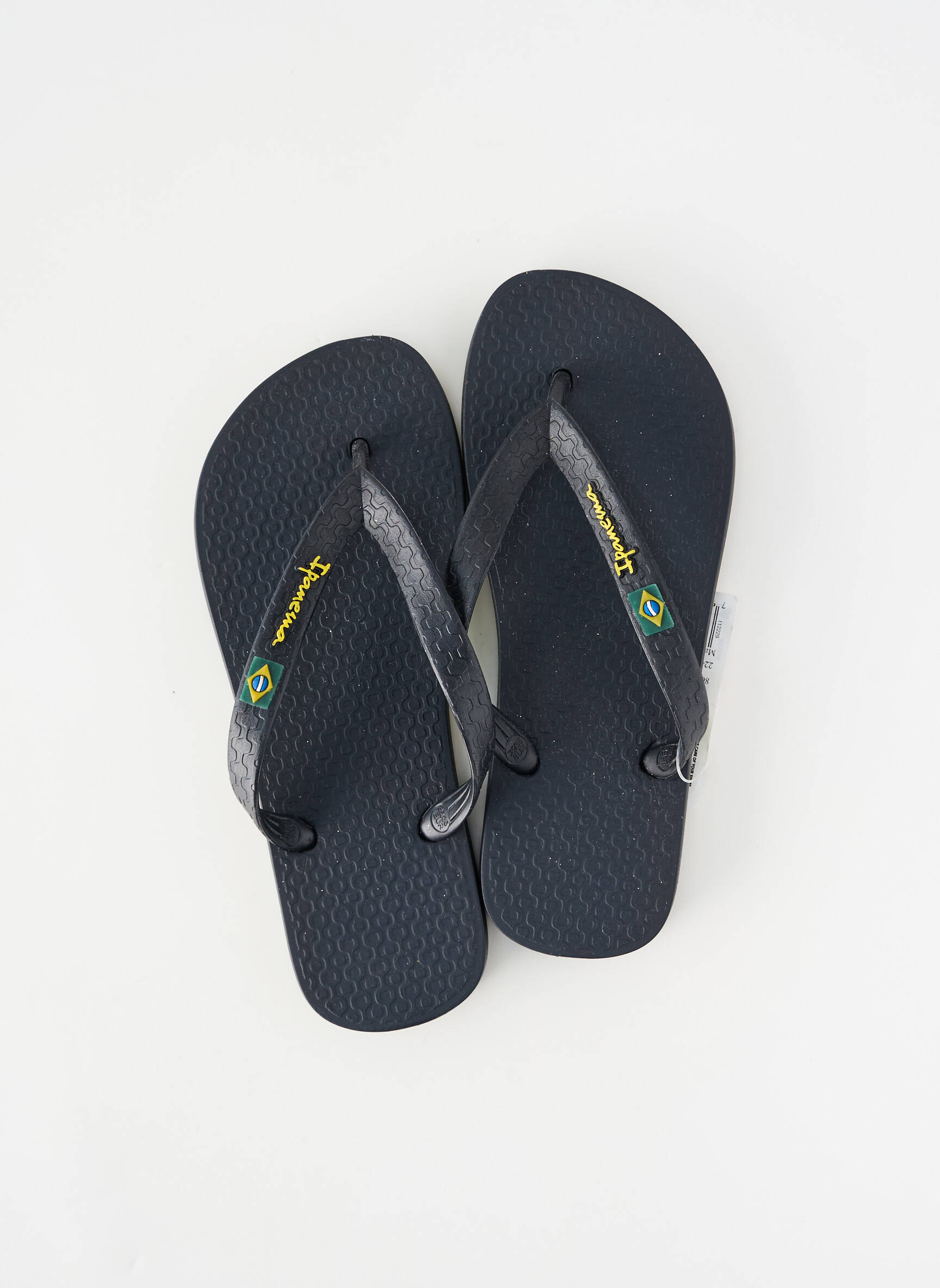 Tongs bout rond noir IPANEMA homme