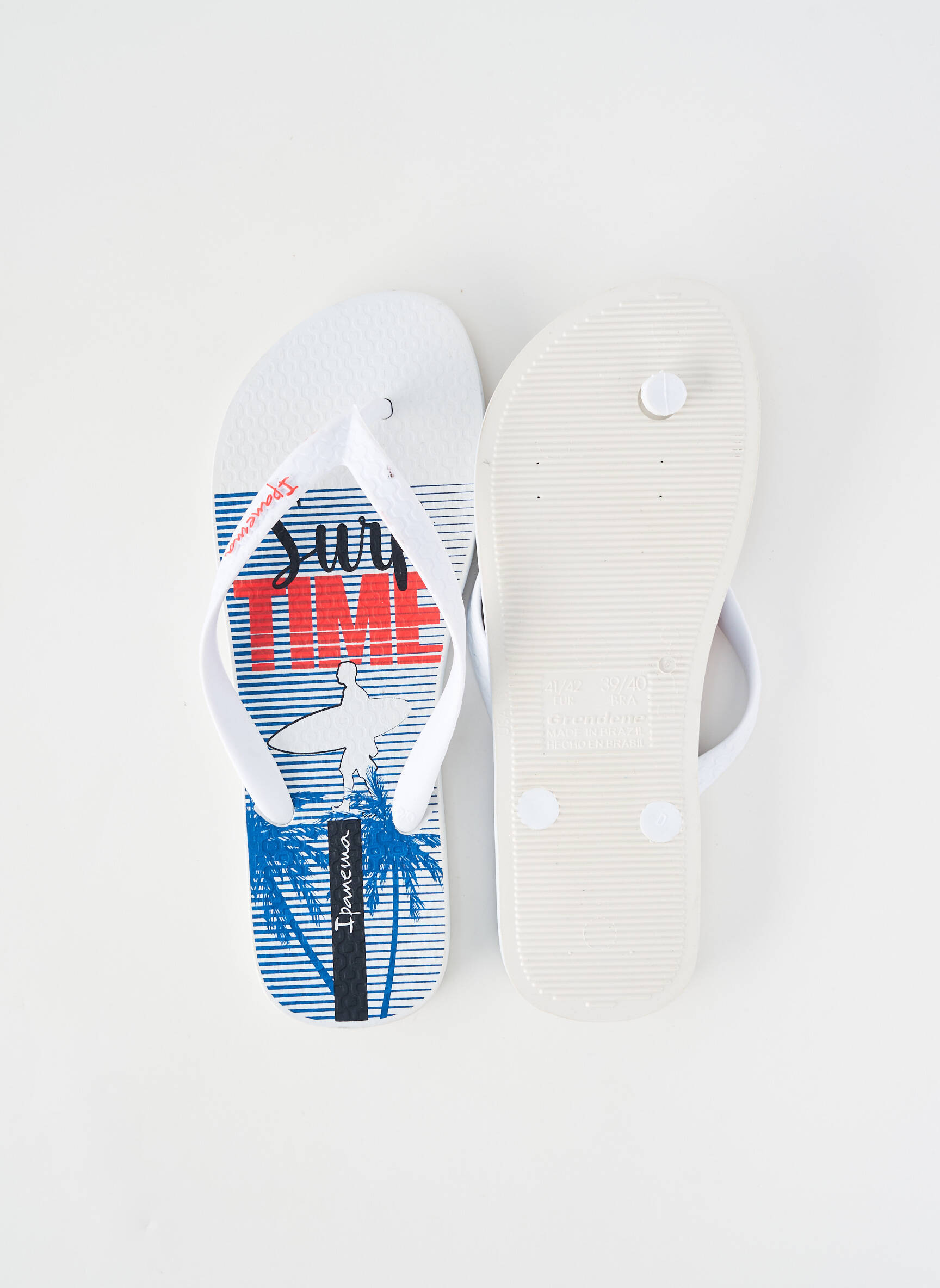Tongs bout rond blanc IPANEMA homme