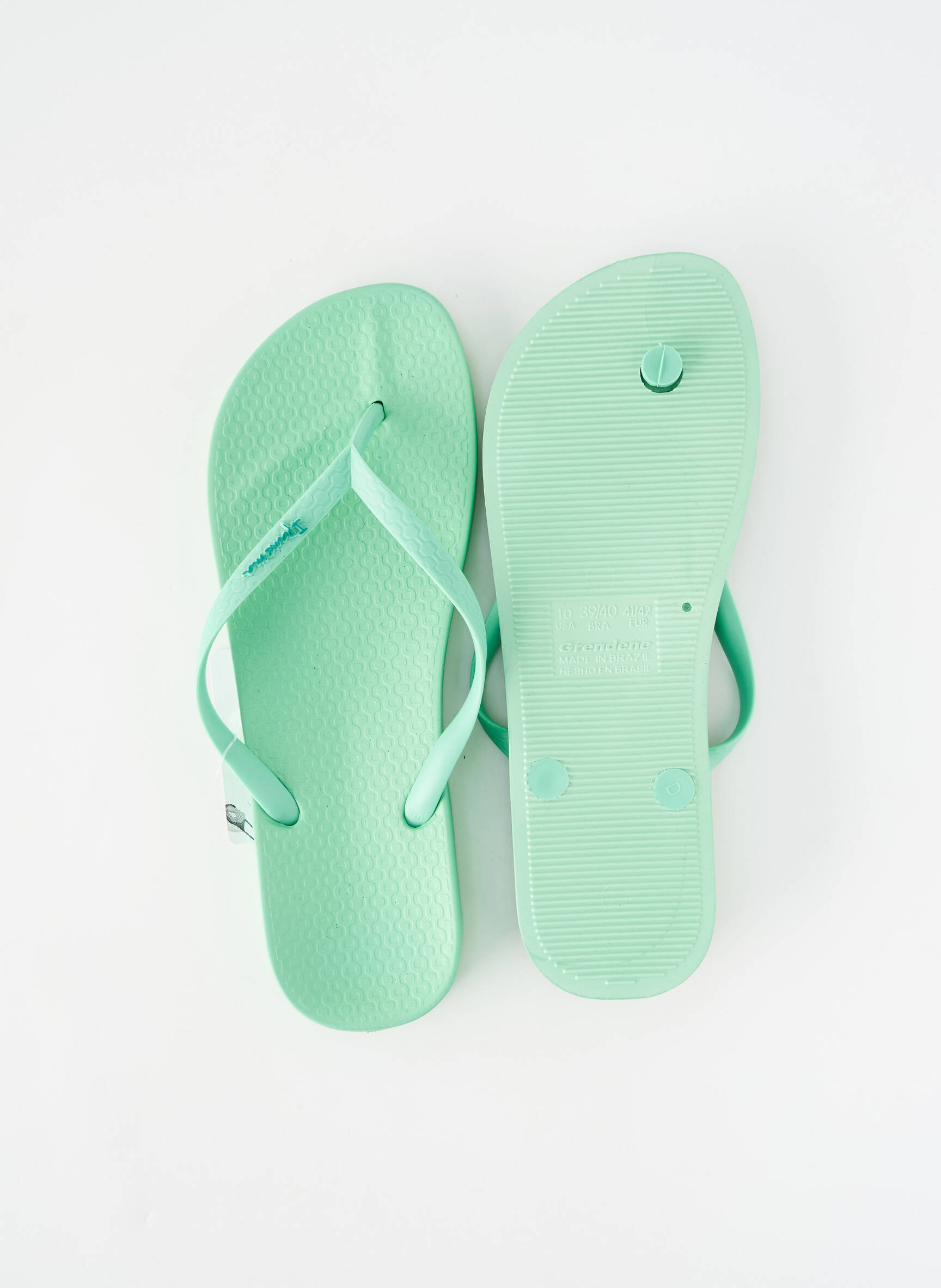 Tongs bout rond vert IPANEMA homme
