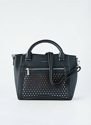 Sac fermeture zippée forme rectangulaire noir NAF NAF femme
