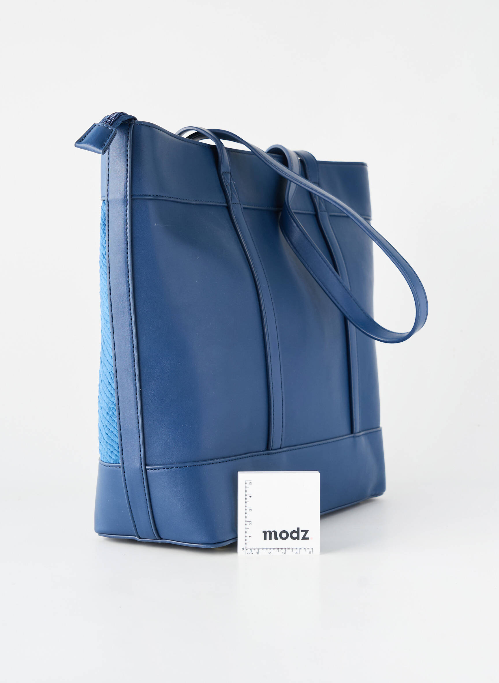 Sac forme cabas forme cabas bleu NAF NAF femme