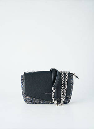 Sac multipoches forme rectangulaire noir NAF NAF femme