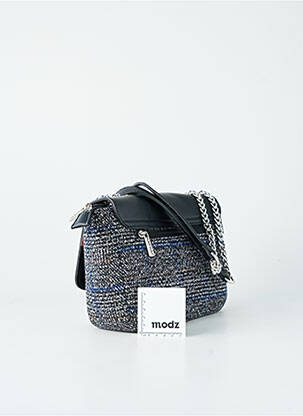 Sac multipoches forme rectangulaire noir NAF NAF femme