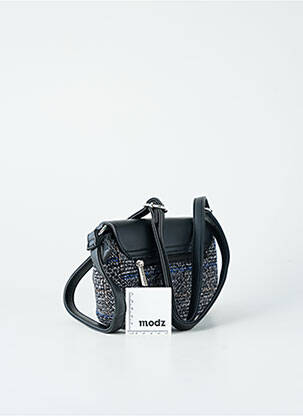Sac multipoches forme rectangulaire noir NAF NAF femme