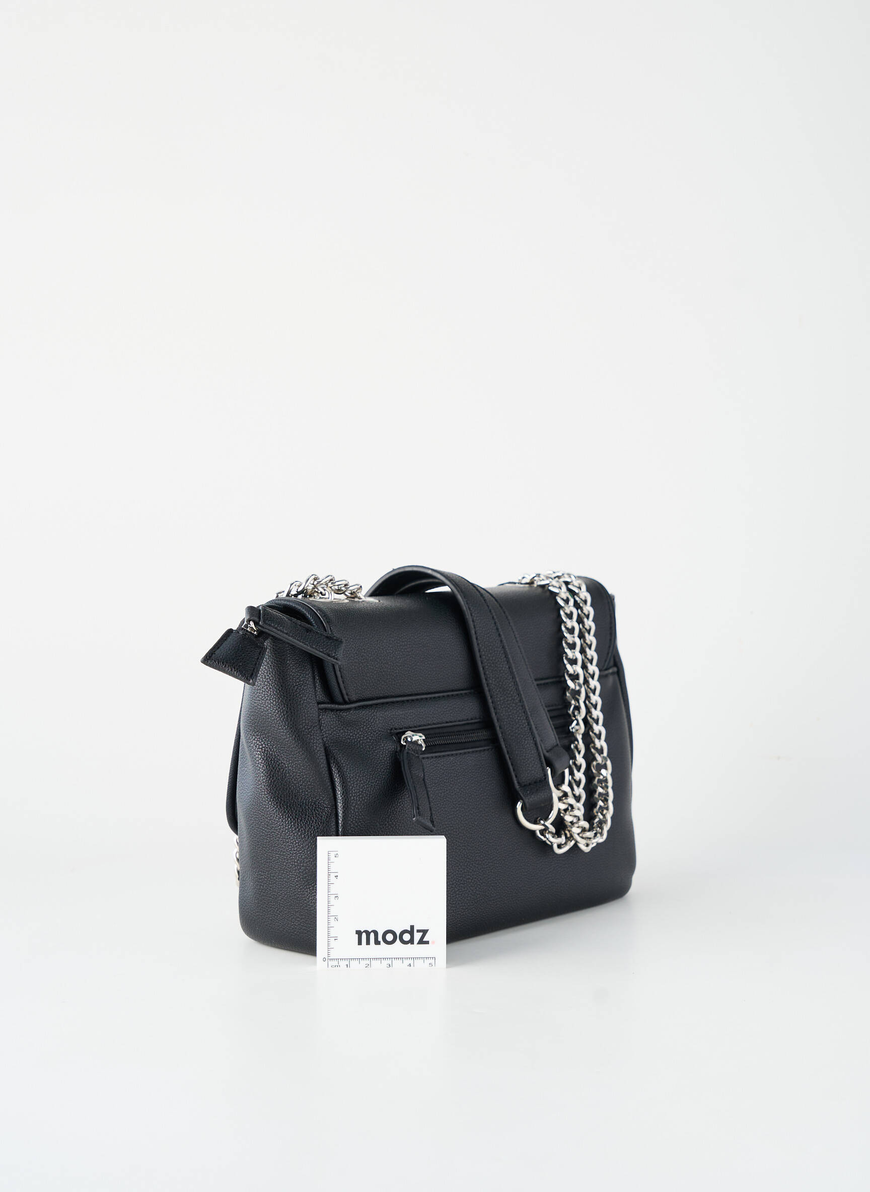 Sac multipoches forme rectangulaire noir NAF NAF femme