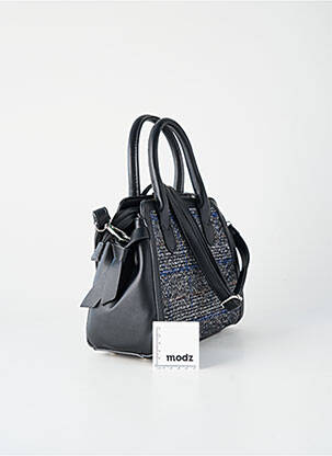 Sac fermeture zippée forme rectangulaire noir NAF NAF femme