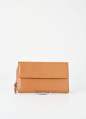 Portefeuille doublure marron NAF NAF femme