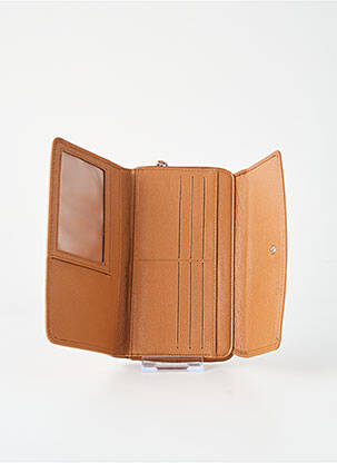Portefeuille doublure marron NAF NAF femme