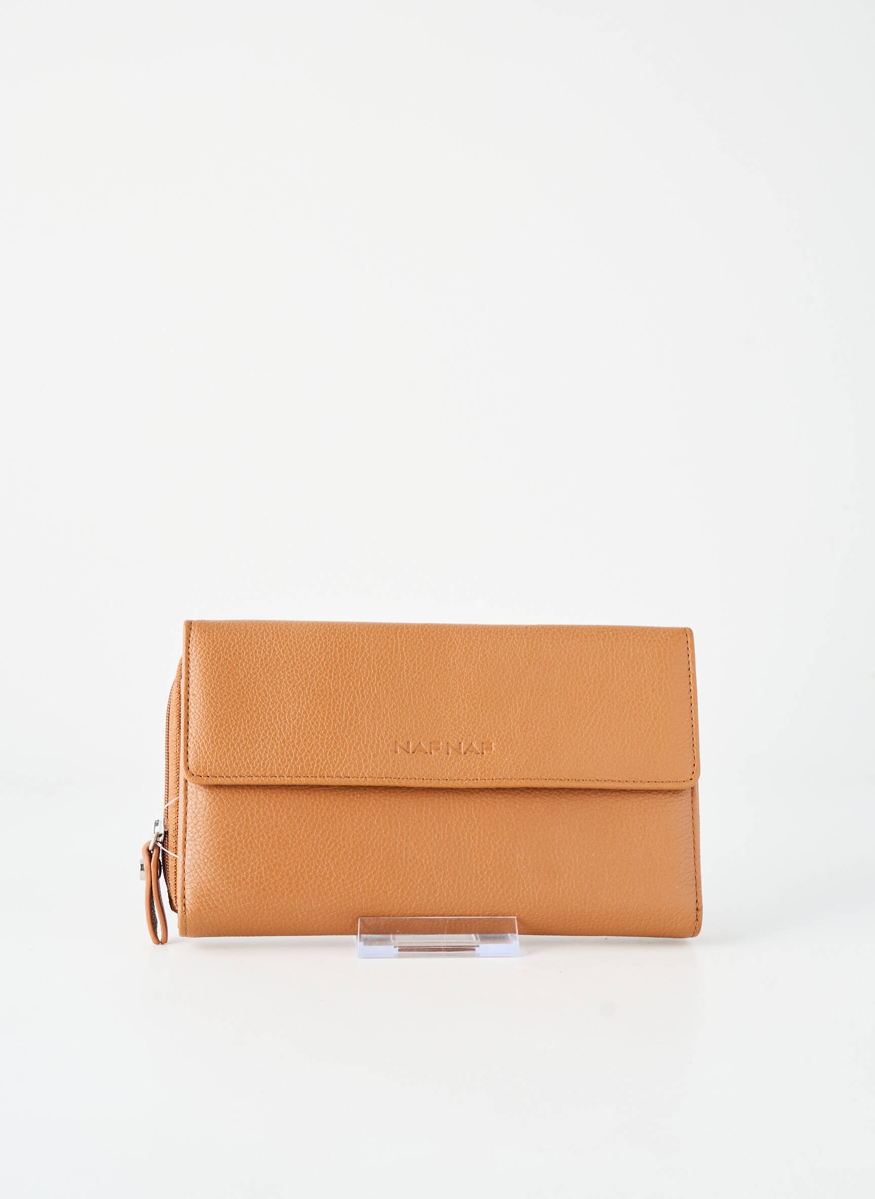 Portefeuille doublure marron NAF NAF femme