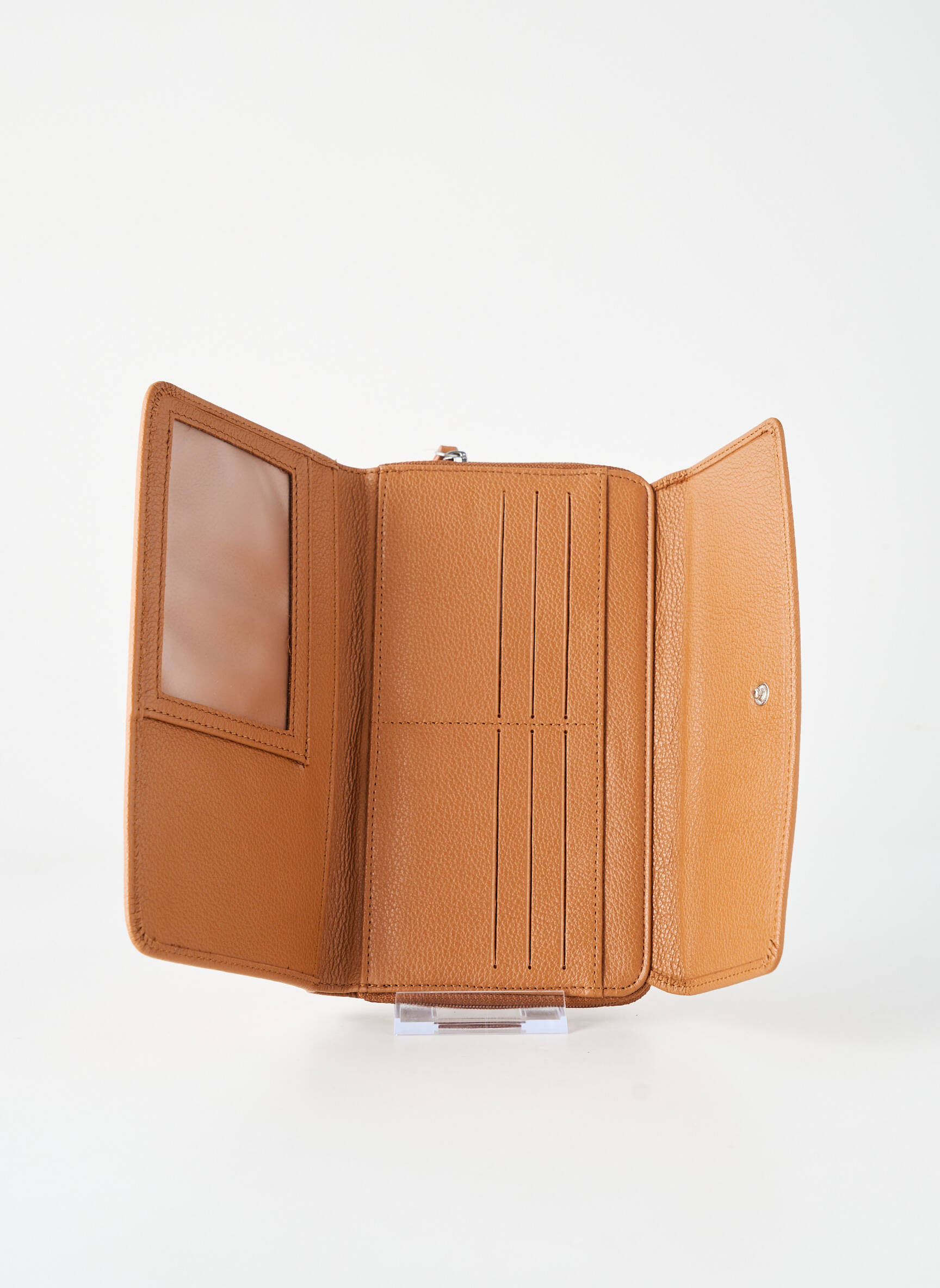 Portefeuille doublure marron NAF NAF femme
