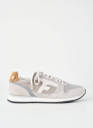 Baskets nubuck bout rond gris FAGUO homme