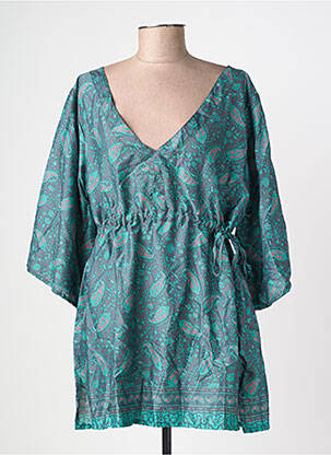 Top imprimé fantaisie manches longues gris SINOE BY BAMBOO'S femme