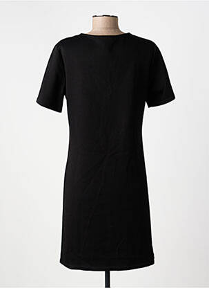 Robe courte manches courtes manches courtes noir CHARMING GIRL femme