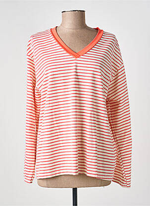 T-shirt manches longues manches longues orange WIYA femme