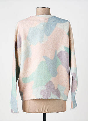 Pull stretch manches longues rose IKOONE&BIANKA femme