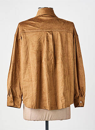 Chemisier coupe droite manches 3/4 beige SENES femme