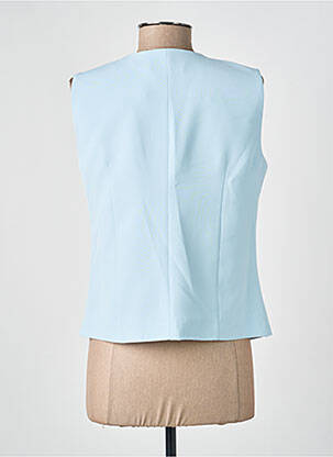 Gilet sans manche poches bleu HIPPOCAMPE femme