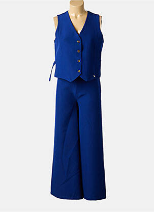 Ensemble pantalon poches bleu KEZY femme