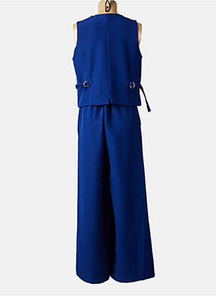 Ensemble pantalon poches bleu KEZY femme