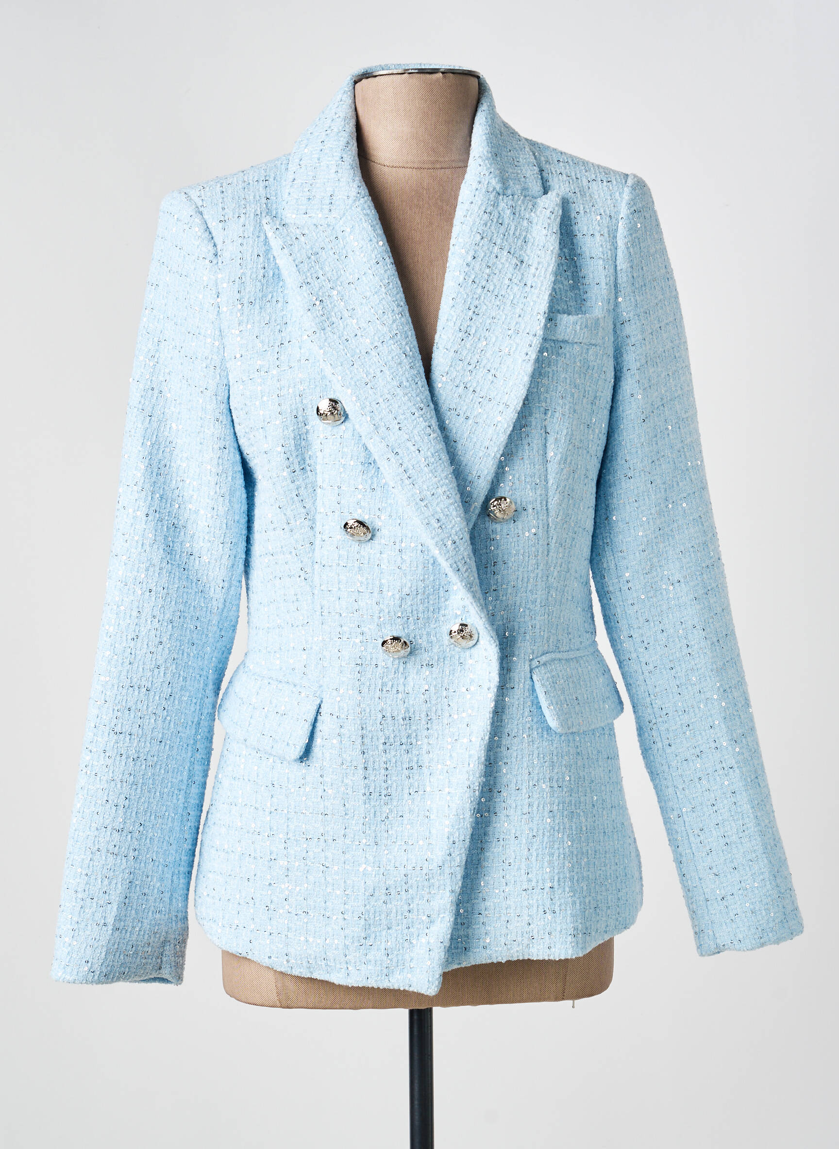 Blazer poches bleu ATTENTIF femme