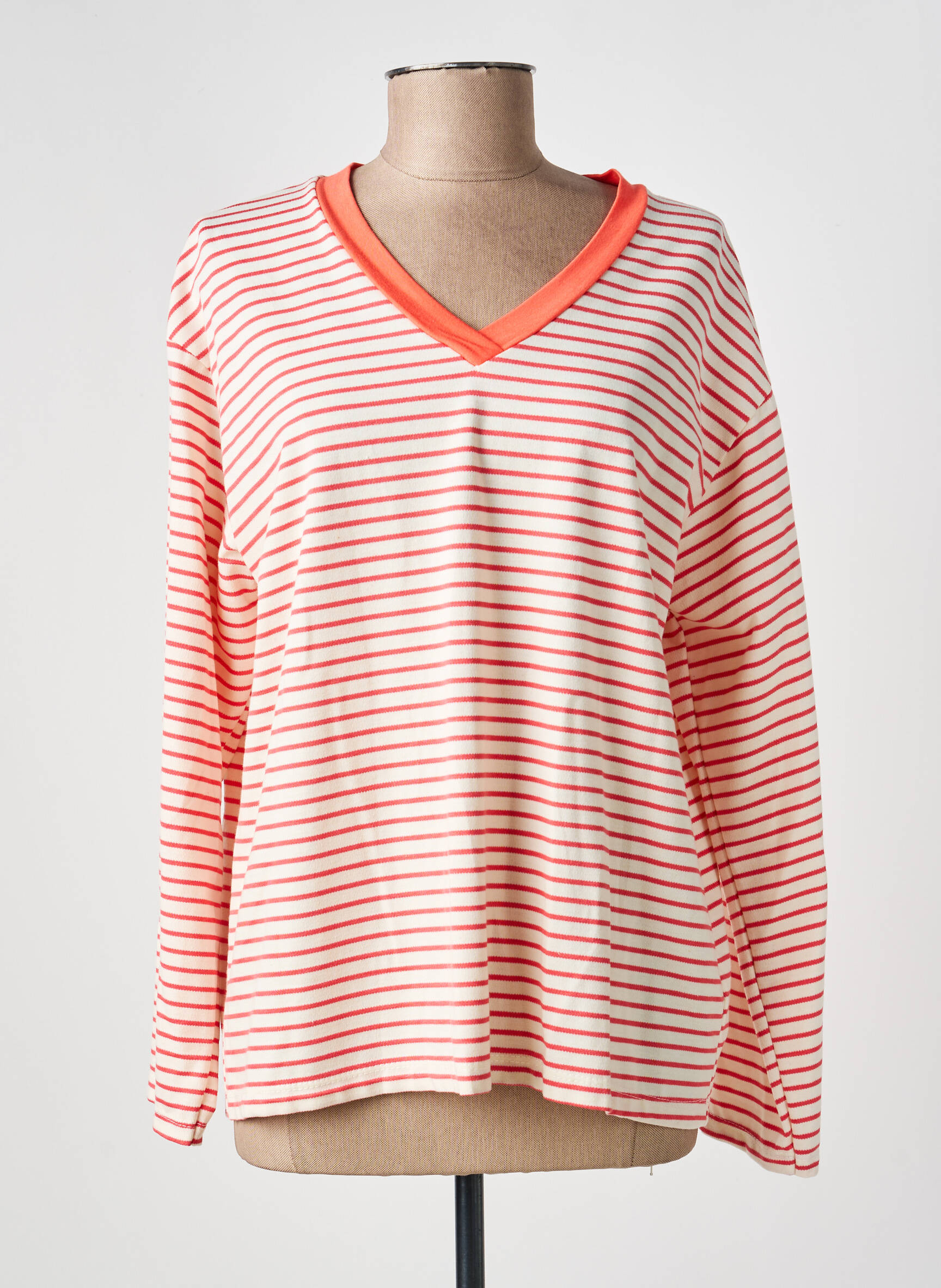 T-shirt manches longues manches longues orange WIYA femme
