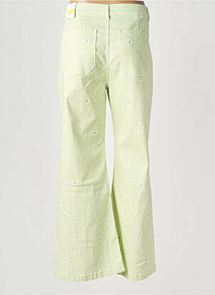Pantalon flare stretch taille haute vert MAISON ONADO femme