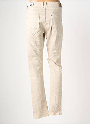 Jeans coupe slim tissage brut taille normale beige KAROSTAR femme