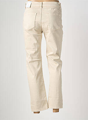 Jeans coupe droite taille normale taille normale beige MAISON ONADO femme
