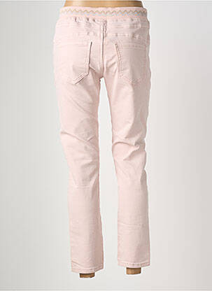 Pantalon slim taille élastique taille normale rose MAISON ONADO femme