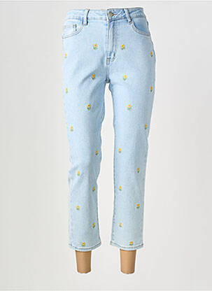 Jean coupe mom poches taille haute bleu REDIAL femme