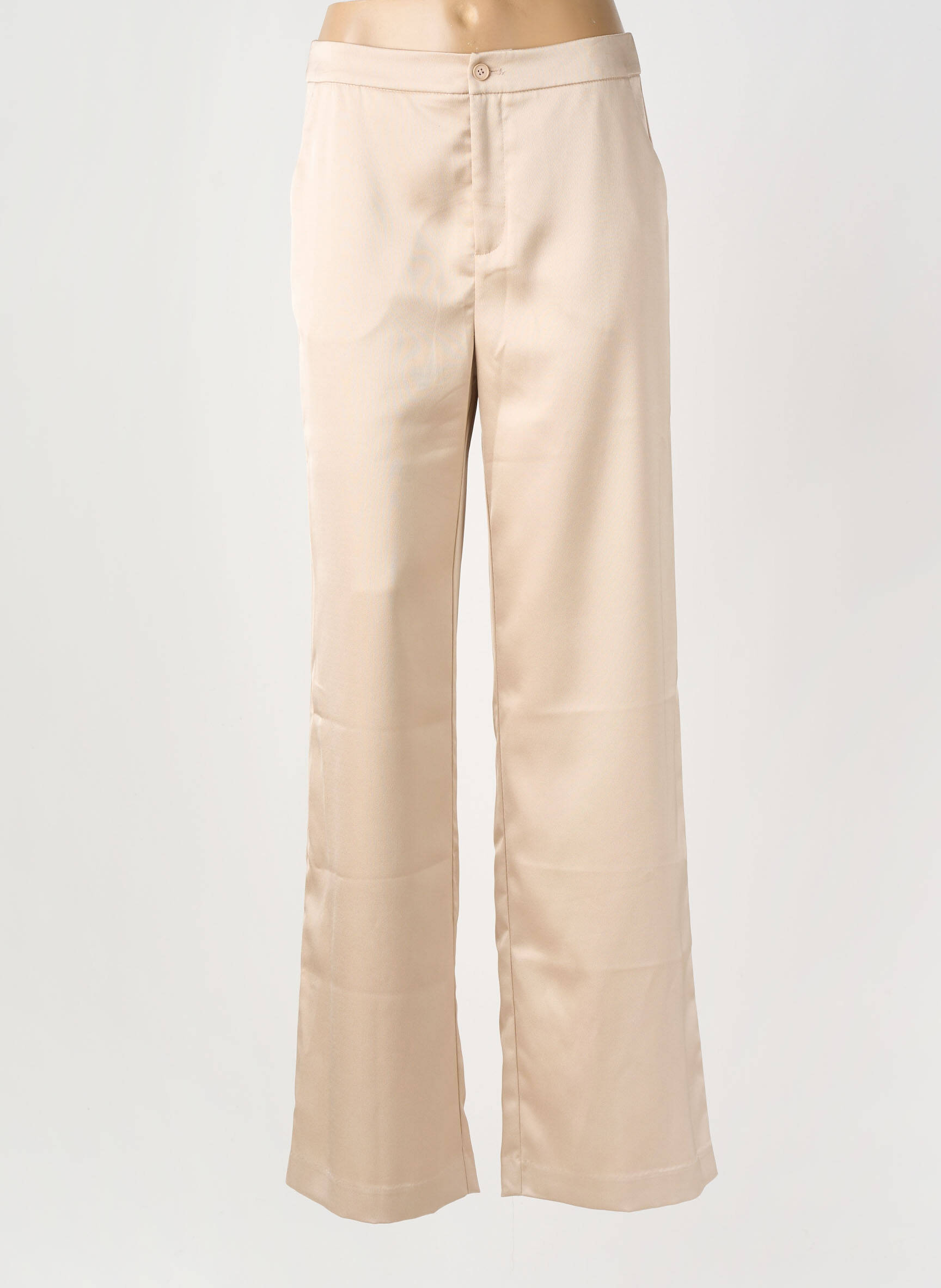Pantalon flare taille normale taille normale chair ATTENTIF femme