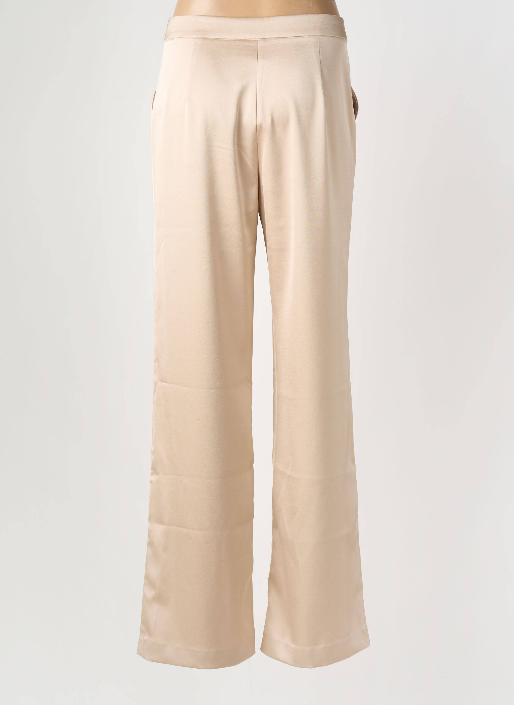 Pantalon flare taille normale taille normale chair ATTENTIF femme