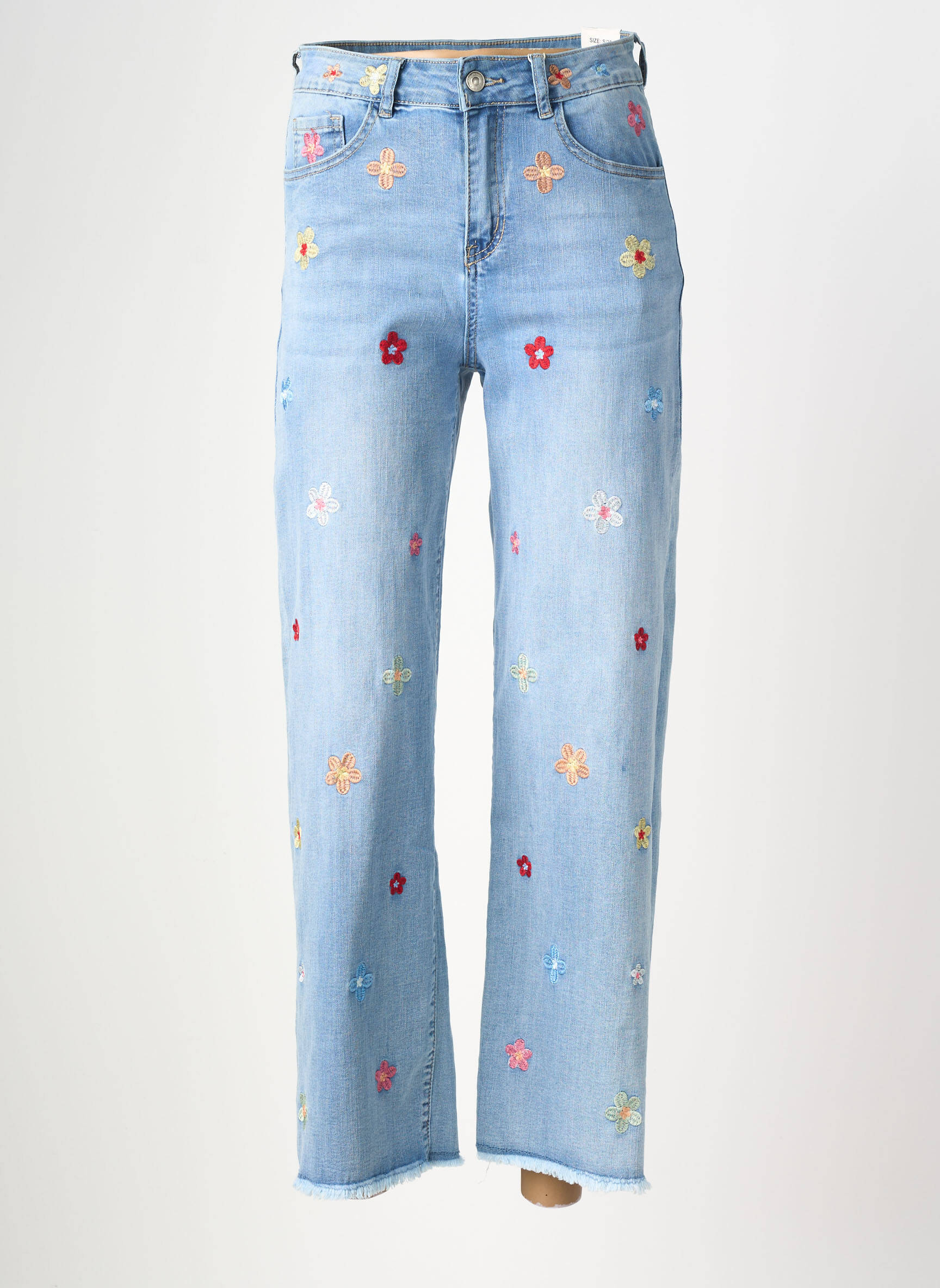 Jean coupe flare bleu MAISON ONADO femme