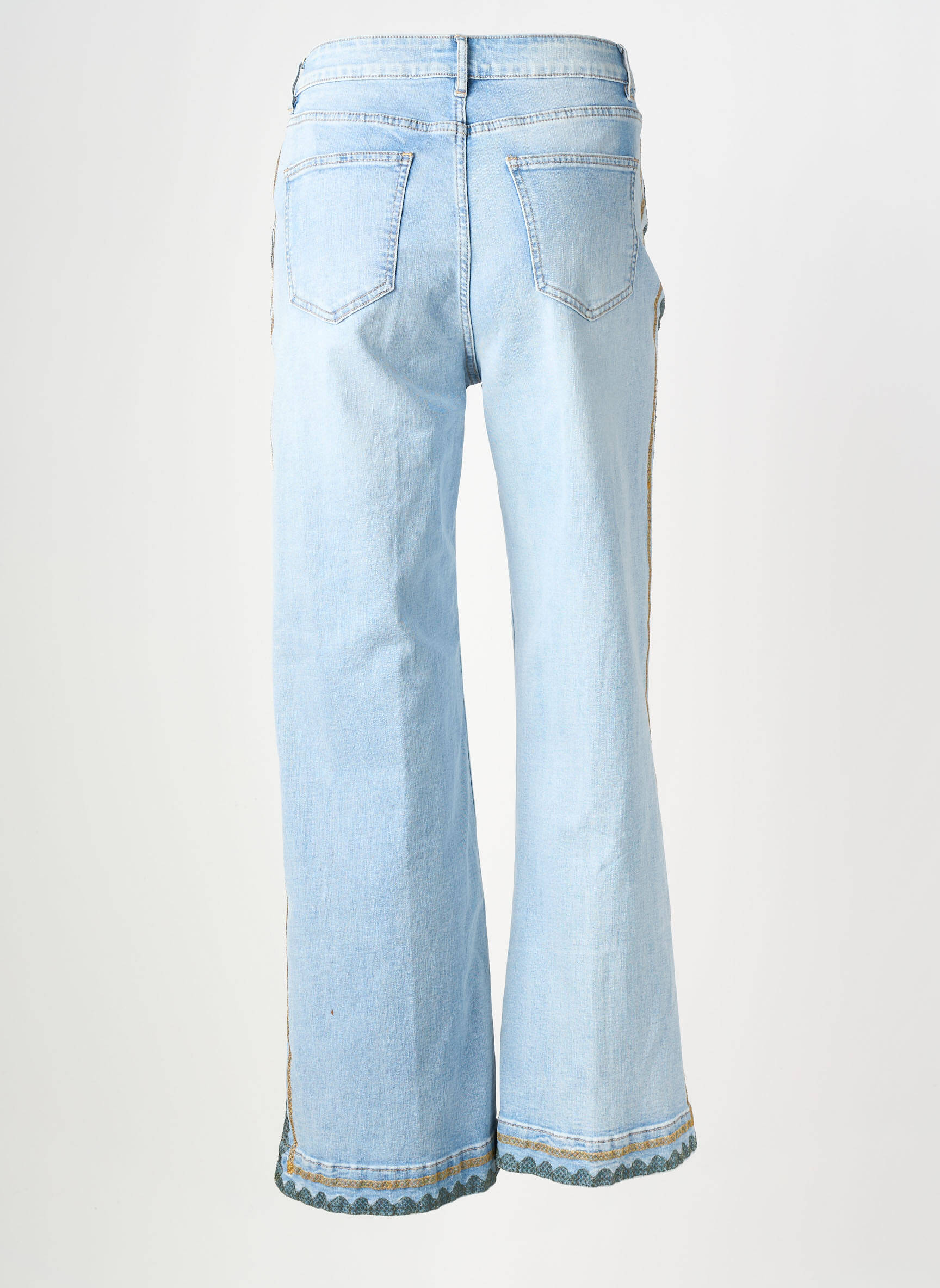 Jean coupe flare taille normale taille normale bleu MAISON ONADO homme