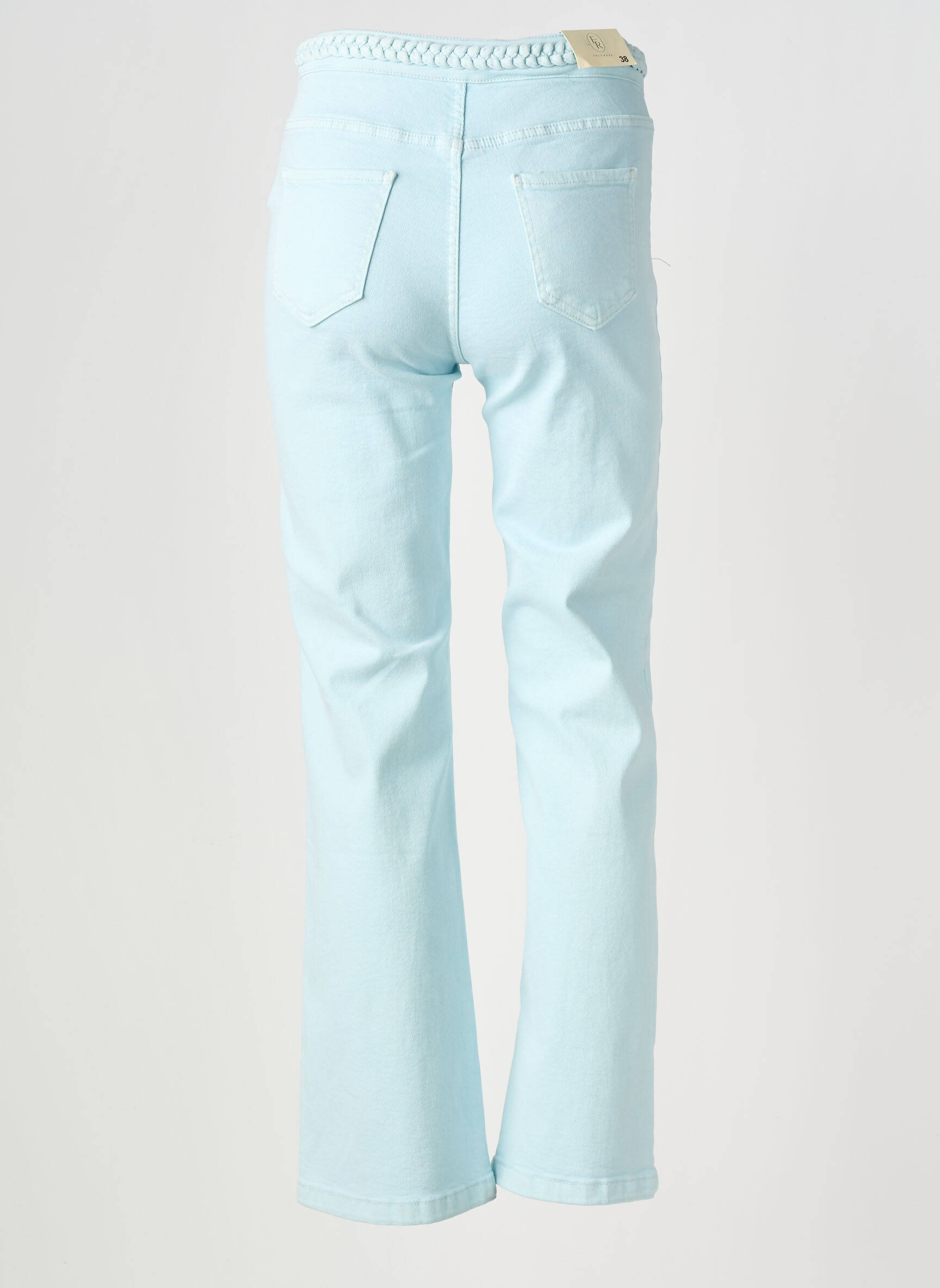 Jeans coupe droite taille normale taille normale bleu FOLYROSE femme