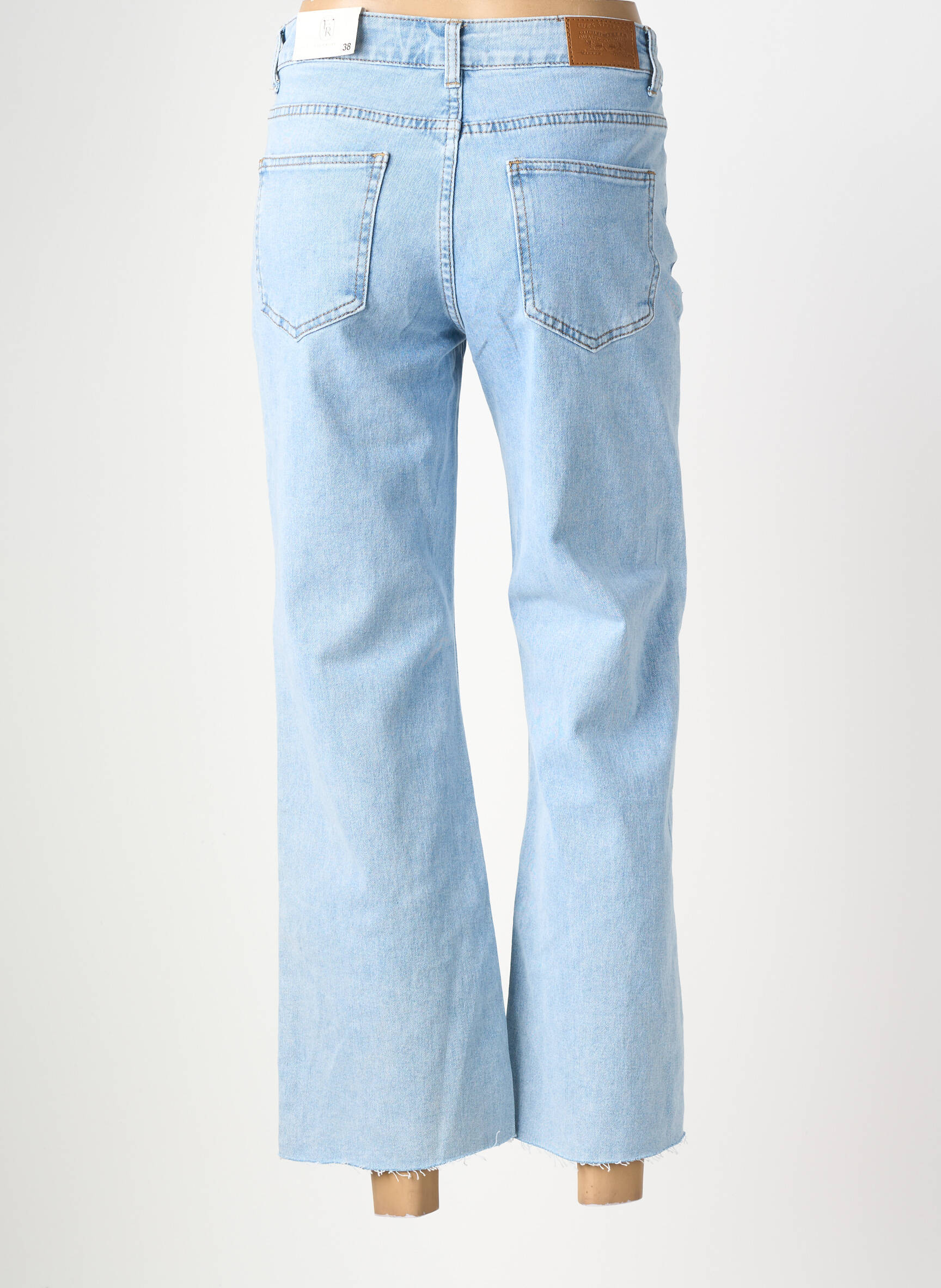 Jeans coupe droite taille normale taille normale bleu FOLYROSE femme