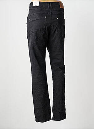 Pantalon droit taille haute taille haute noir KAROSTAR femme