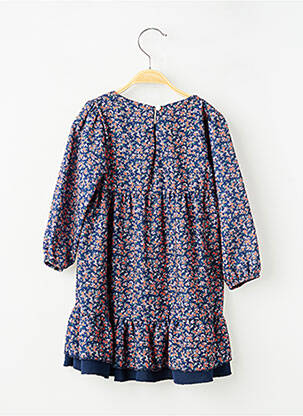 Robe courte manches longues manches longues bleu P'TIT MÔME fille