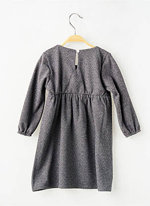 Ensemble robe manches longues gris P'TIT MÔME fille