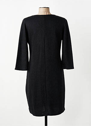 Robe courte manches 3/4 manches 3/4 noir LE SINGE DE JULIE femme