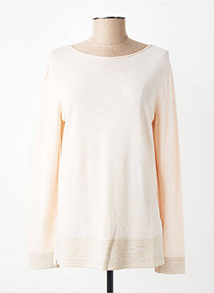 Pull coupe cintrée manches longues rose MARIA BELLENTANI femme