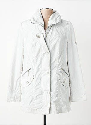 Imperméable manches longues sans capuche gris BARBARA LEBEK femme