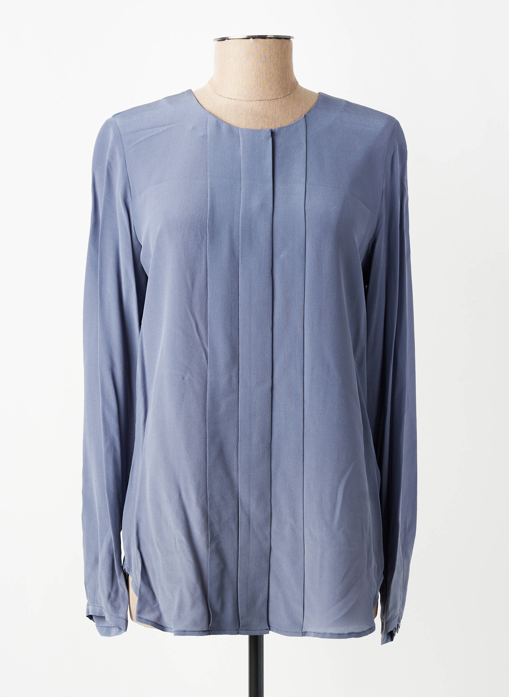 Blouse col rond manches longues violet OLSEN femme