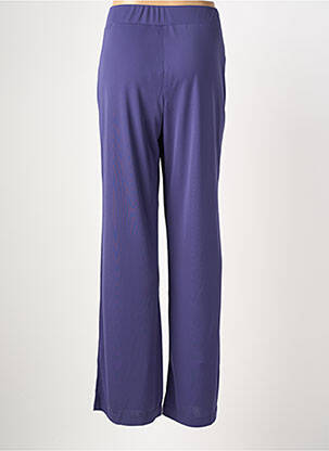 Pantalon flare stretch taille haute violet DIANA GALLESI femme