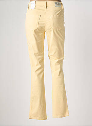 Jeans coupe slim stretch taille normale jaune MICHELE femme