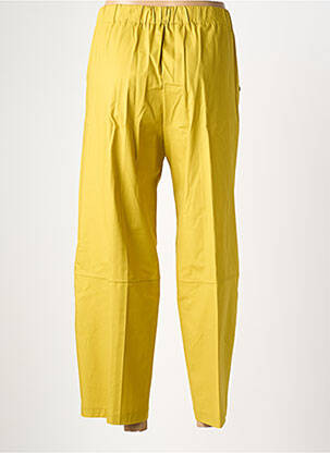 Pantalon 7/8 taille haute taille haute vert MARIA BELLENTANI femme