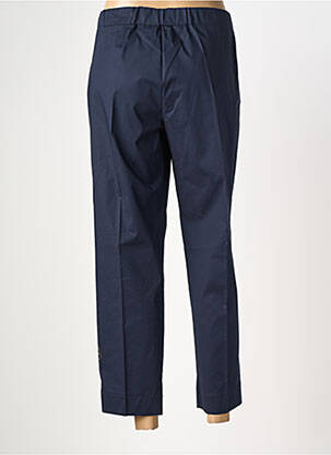 Pantalon 7/8 taille élastique taille normale bleu MARIA BELLENTANI femme