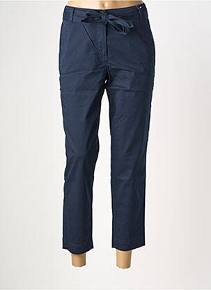 Pantalon 7/8 taille à pinces taille normale bleu ATELIER GARDEUR femme